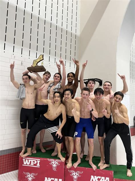 Boys Swimming And Diving Team Captures Third Consecutive Nepsac Division