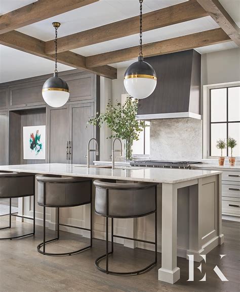 Continue on to explore our favorite gray kitchen design ideas and kitchen cabinet styles pictures. Rustic meets modern kitchen - cool, grey tones (With images) | Home decor kitchen