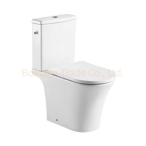 Ceramic Washdown Flushing Bathroom Sanitary Ware Two 2 Piece Wc Toilet