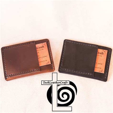 Ultra Slim Wallet Horween Leather Techleathercraft