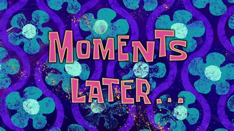 Moments Later Spongebob Time Card 138 Youtube