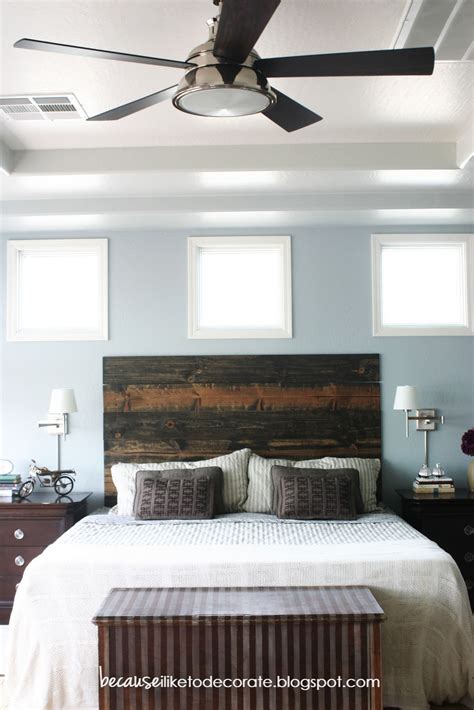 Click through for the video tutorial of this do it yourself headboard and all the before and after photos. DIY Rustic Headboard Tutorial | because i like to decorate...