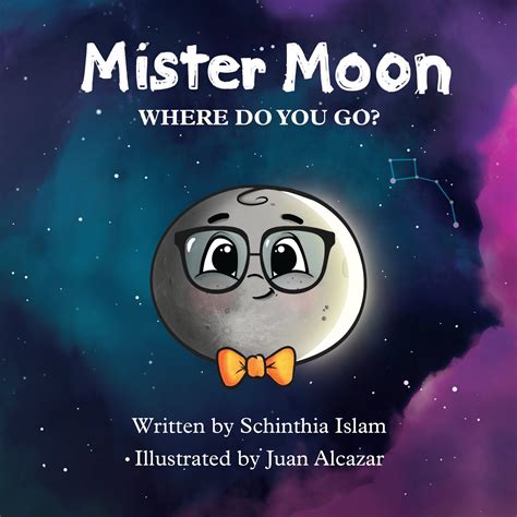 Mister Moon Where Do You Go Childrens Board Book Etsy