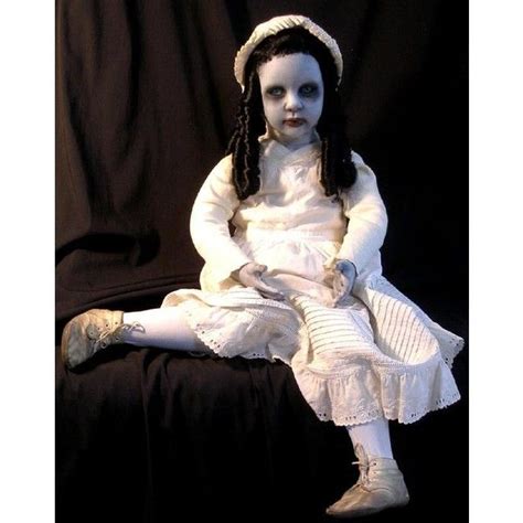 Amazing Creepy Dolls Liked On Polyvore Featuring Black And White And