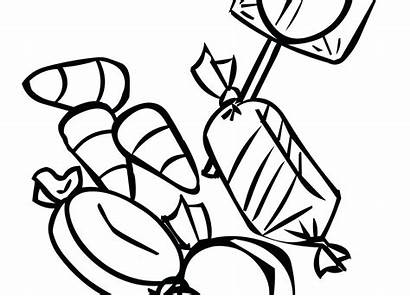 Candy Halloween Coloring Pages Printable Bar Colouring