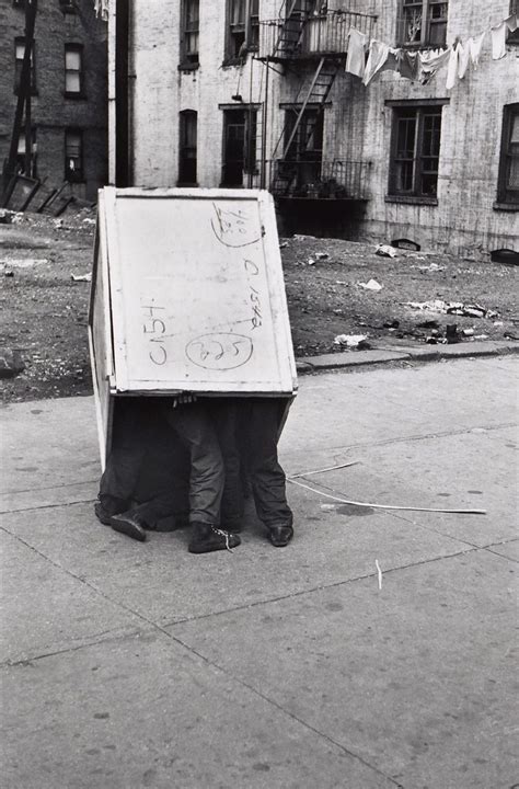 Street Photography Helen Levitt Kids In A Box On The Street New