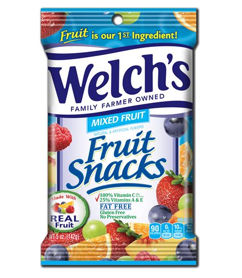 Welchs Mixed Fruit Snacks 5 Oz