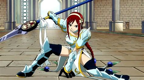 Lightning Empress Armor Filles Fairy Tail Fairy Tail Erza Scarlet