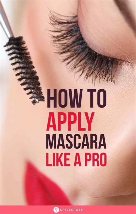 how to apply mascara perfectly like a pro without smudging in 2020 how to apply mascara