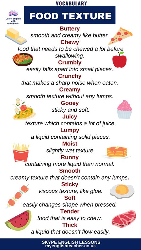 15 Adjectives That Describe Food Texture