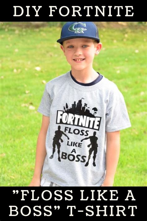 Fortnite Floss Like A Boss Diy T Shirt For Kids And Adults