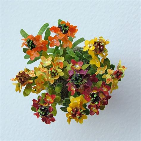 Posters, canvas prints, framed pictures, postcards & more by marianne north. Artisans in Miniature: A Pot of Wall Flowers by Marianne Cook