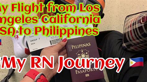 The things to know before you go. My RN Journey to the Philippines| My Flight from Los ...