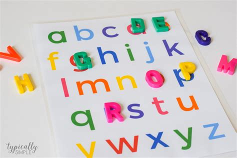 Alphabet Activities Lowercase Letters Printable