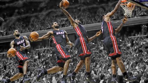 Find the perfect lebron james miami heat stock photos and editorial news pictures from getty images. LeBron James: Top 10 Dunks as a Miami Heat - YouTube