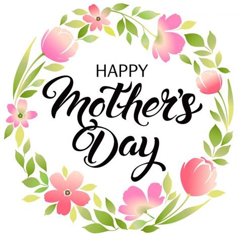 Feliz Día De Las Madres Letras Tarjeta De Felicitación