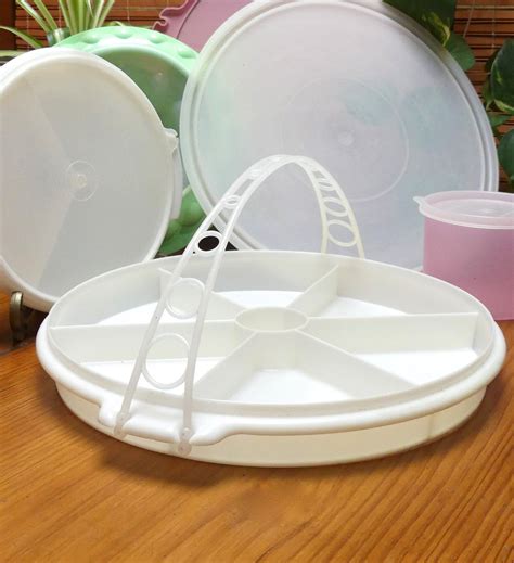 Rare Vintage 1960s Tupperware Millionaire Line Lazy Susan With Etsy