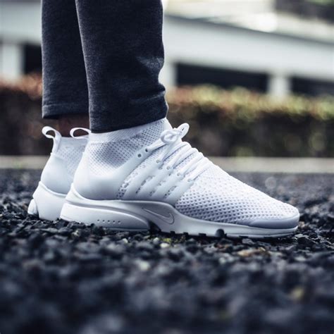 An On Feet Look At The Nike Air Presto Flyknit Ultra White