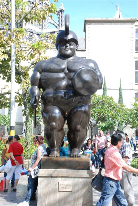 Fernando Botero Sculptures In Medellin