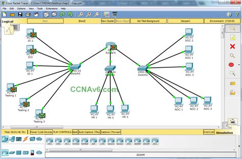 Desain Jaringan Subnetting Ip Kelas C Menggunakan Cisco Packet Tracer