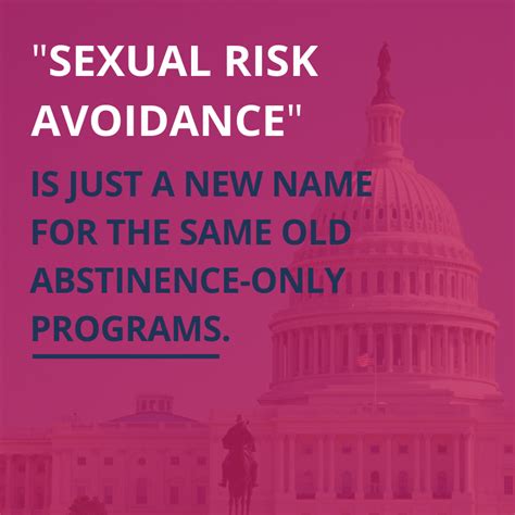 Sexual Risk Avoidance Sra Is Abstinence Only And We Need To Stop