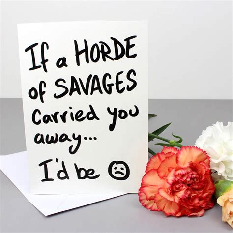 horde of savages valentine s card by ink bandit