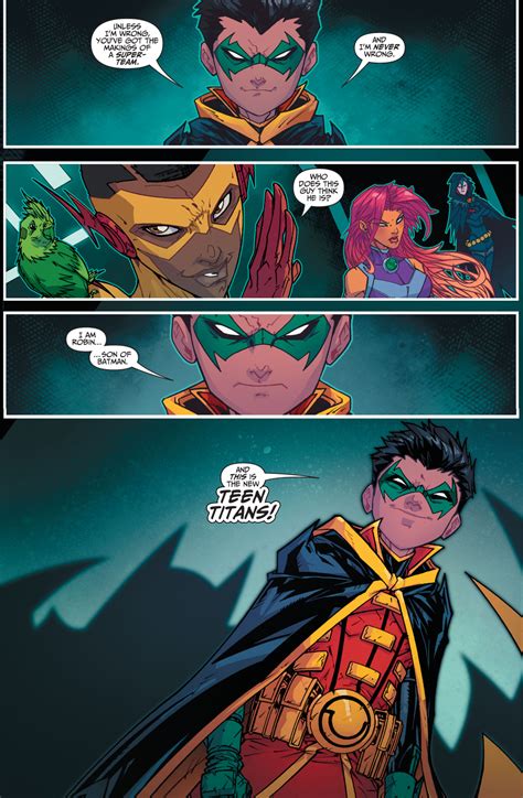 Robin Damian Wayne Reforms The Teen Titans Comicnewbies