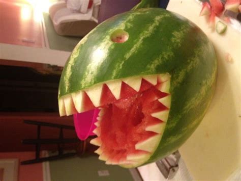 Carved Watermelon Fruit Tray Watermelon Carving Watermelon Fruit