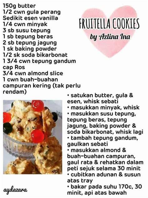 81 best azlina ina recipies images cake recipes food. resepi biskut raya azlina ina in 2020 | Biskut, Resepi ...