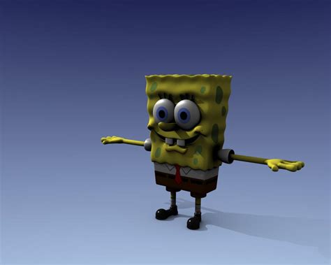 Spongebob Squarepants 3d By Thebigdavec On Deviantart