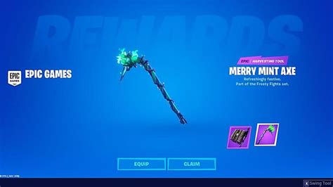 Fortnite Minty Axe Pickaxe Codes: How to get Merry Mint Pickaxe Codes