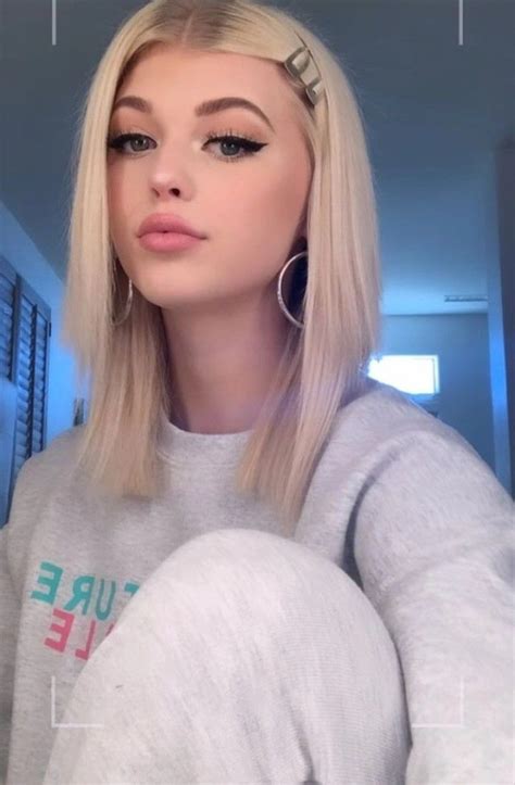 Loren Gray Snapchat Californian Hair Grey Makeup Belle Silhouette