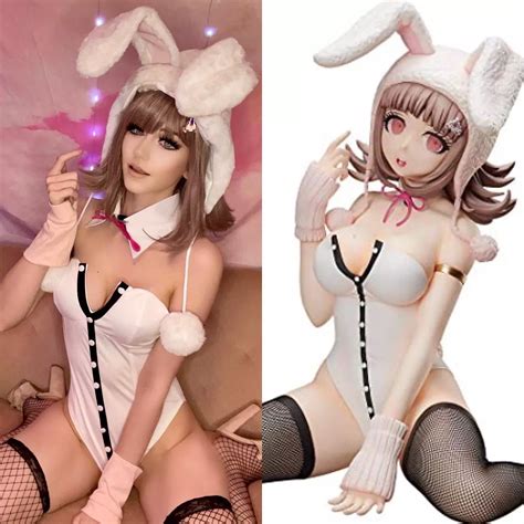 Chiaki Nanami Bunny Suit Cosplay From Danganronpa Nudes By Meltymink