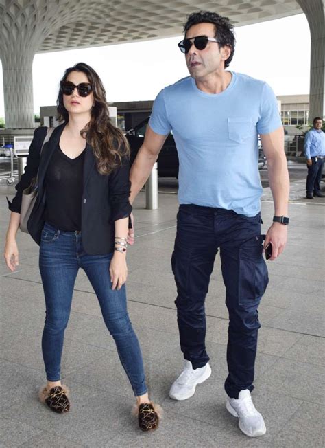 Pictures Of Bobby Deol Striking Adorable Poses With Wife Tanya And Sons