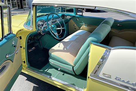 1955 Chevrolet Bel Air Sport Coupe Harvest Gold Ivory Turbo Fire V8
