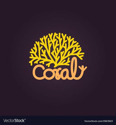 Coral Logo Vector Icon Design Template Download A Free Preview Or High