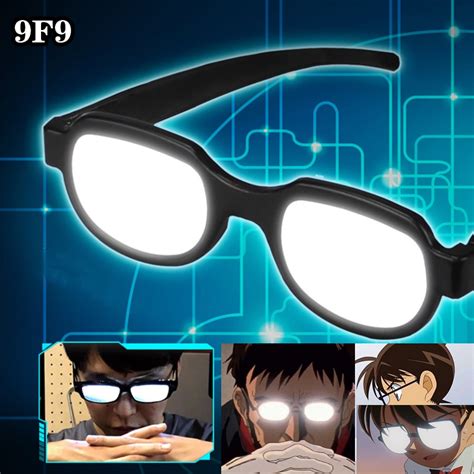 Japan Anime Led Light Glasses Eyewear Cosplay Costumes Detective Conan Youtube Twitter Insgram