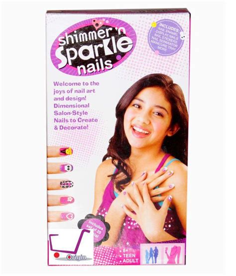 Origin Shimmer N Sparkle Multicolour Nails Buy Origin Shimmer N