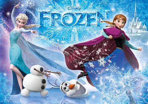 Free Download Hd Wallpaper Frozen Anna Luminos Elsa Movie Iarna Winter Olaf