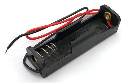Single Aa Battery Box Holder With 150mm Flying Leads All Top Notch