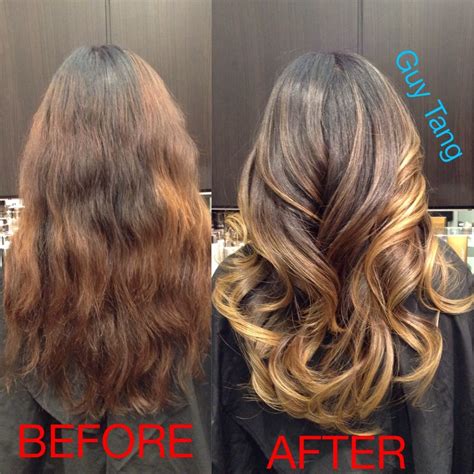 Balayage Graduated Ash Ombre On Asian Hair By Guy Tang Dark Brown Hairs