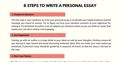 personal essay how to write a personal essay in english