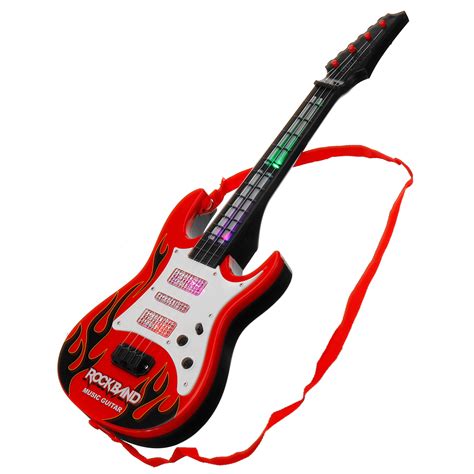 4 String Music Electric Guitar Childrens Musical Instrument Childrens Toy