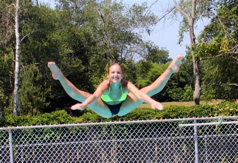 Vrdc Dancer At 2015 Annual Pool Party Doing Toe Jump Off Diving Board Diving Board Pool