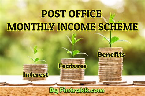 Post Office Monthly Income Scheme Pomis Interest Rate Features Fintrakk