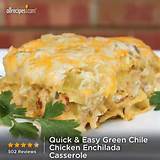 Green Chile Chicken Enchilada Recipe