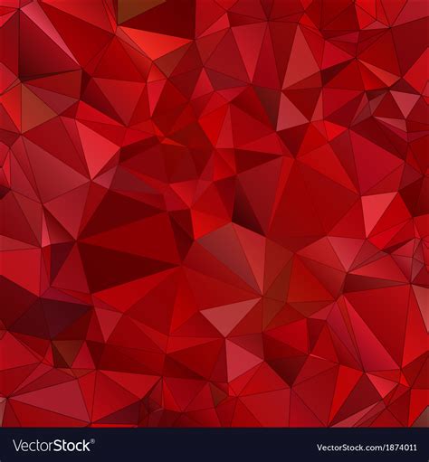 Abstract Red Background Polygon Royalty Free Vector Image