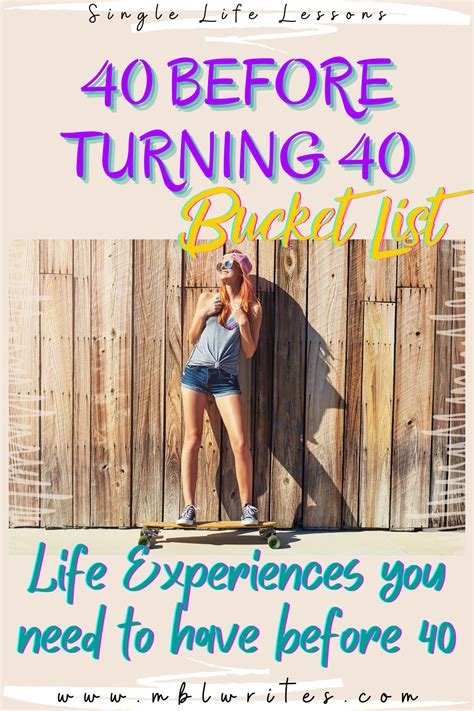 40 Before 40 Bucket List Dating Yourself Turn Ons Happy Single Life Single And Happy