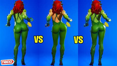 Updated Fortnite Poison Ivy Skin Party Hips Hour Version Thicc Thiccest DC Outfit K