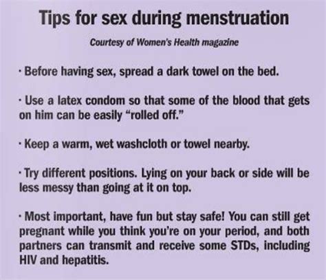 Sex During Menstrual Periods Mature Tits Moves